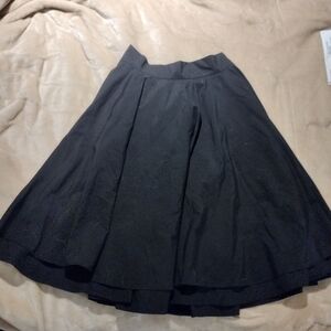 Alice moon s Modcloth circle skirt black waist button pinup work staple retro